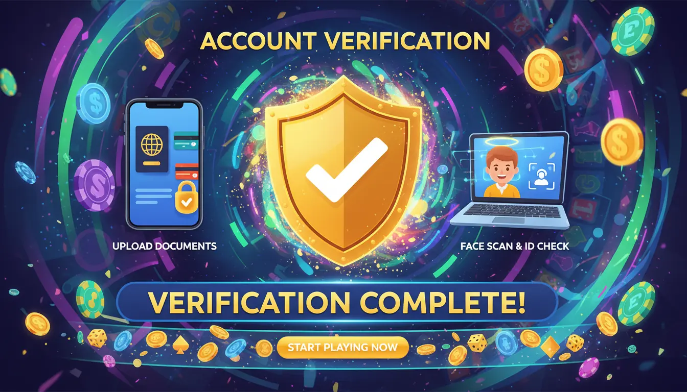 Verifiera konto hos Wisho casino